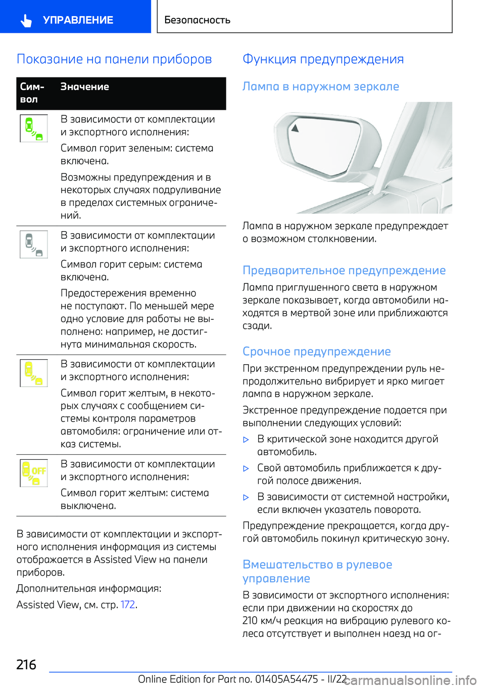BMW IX 2022  Руково +:6A60-1 06  п601.-  пр-,+р+=