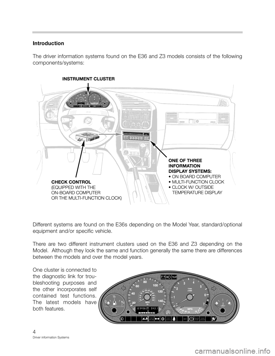 BMW Z3 CONVERTIBLE 1996 E36 Driver Information Systems Manual 



!2;

;	!0!)
!
;;

:

"
>
;; 
  ;	!   0 !!   &!
 BC