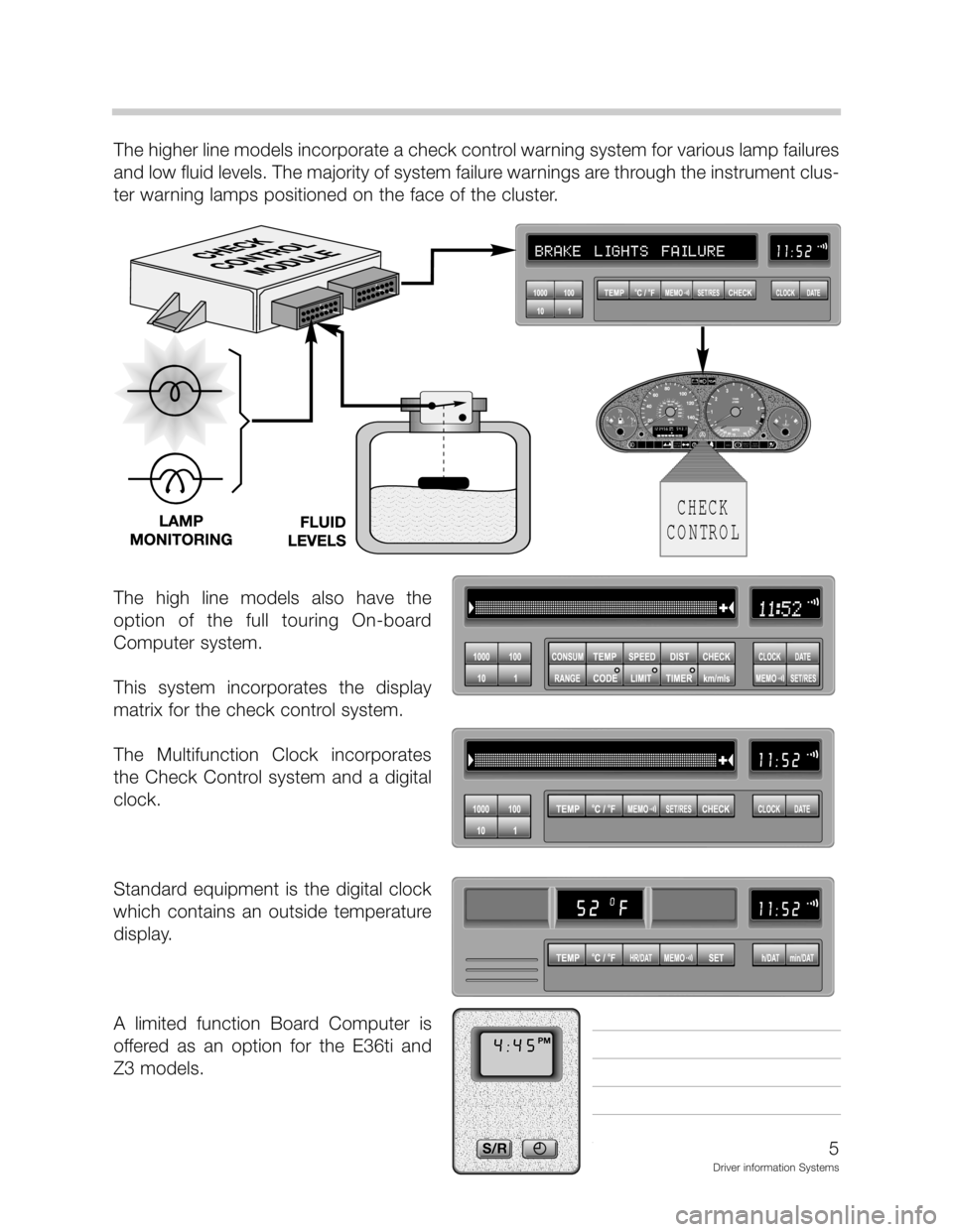 BMW Z3 CONVERTIBLE 1995 E36 Driver Information Systems Manual 

!

:
;2	

;
	
!
:;
	!
2

E;
;
	:		

	
:
