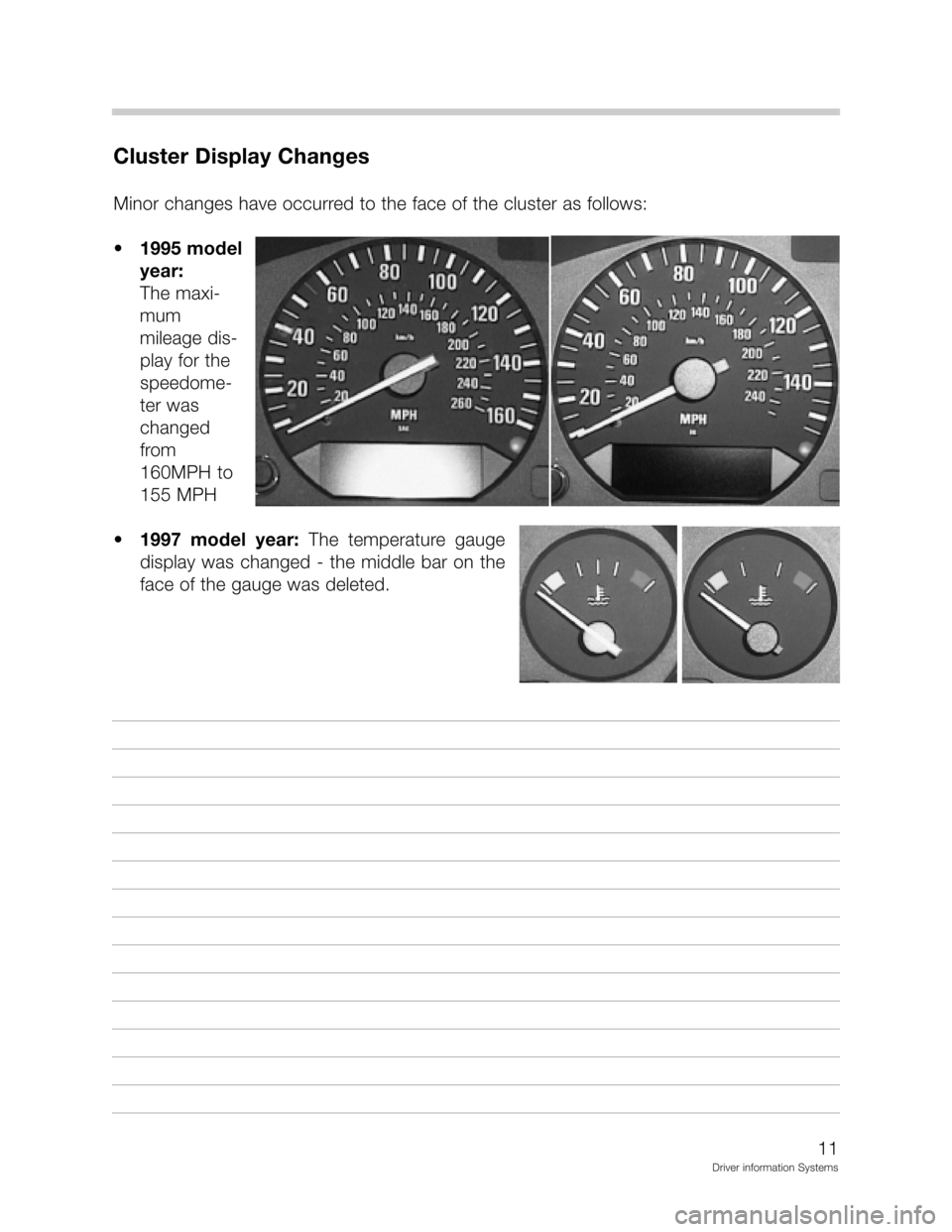 BMW Z3 CONVERTIBLE 1995 E36 Driver Information Systems Manual 	-+	
&2	!;;
	;

:>
?9==6
	
	3

F

	



!

;
!

:
!
;

(&+7
%%&+7
?9