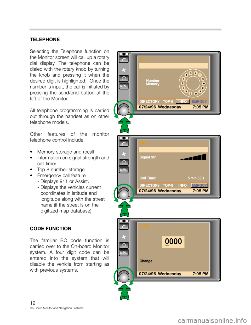 BMW 7 SERIES 2000 E38 On Board Monitor System User Guide 3:
(
  #

 

 


%

 
 # 

 
 
%9



 9
 
 

  