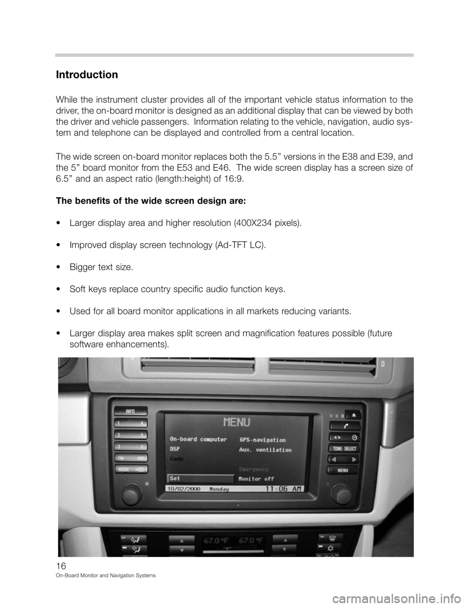 BMW 5 SERIES 2001 E39 On Board Monitor System User Guide *D



"&
(	

! !
B  
	
  
&    	

 &  
	
  
&6
	

