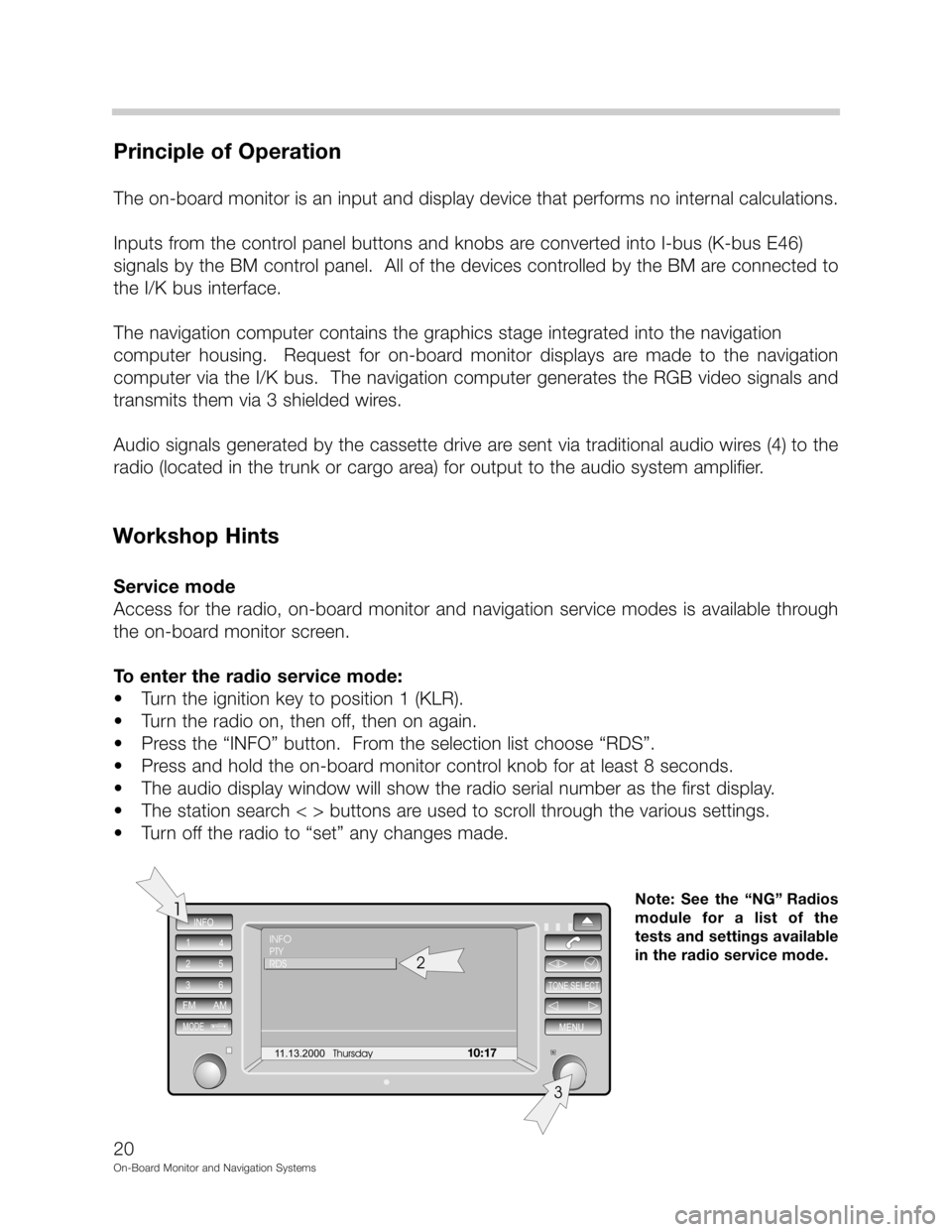 BMW 5 SERIES 2001 E39 On Board Monitor System User Guide 2



"&
(	
 ! /6/" !
#
	




&
	




0
	




