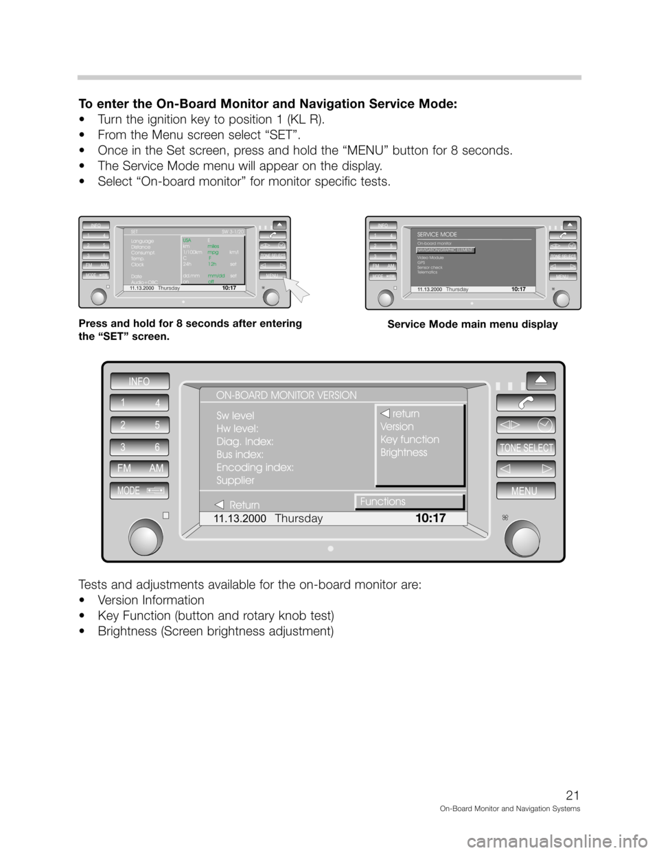 BMW 5 SERIES 2001 E39 On Board Monitor System Workshop Manual *



"&
(	
!&!"	! "!", 1" !, 	
 #


9

*7$3 8
 <	

?(#@
 

(