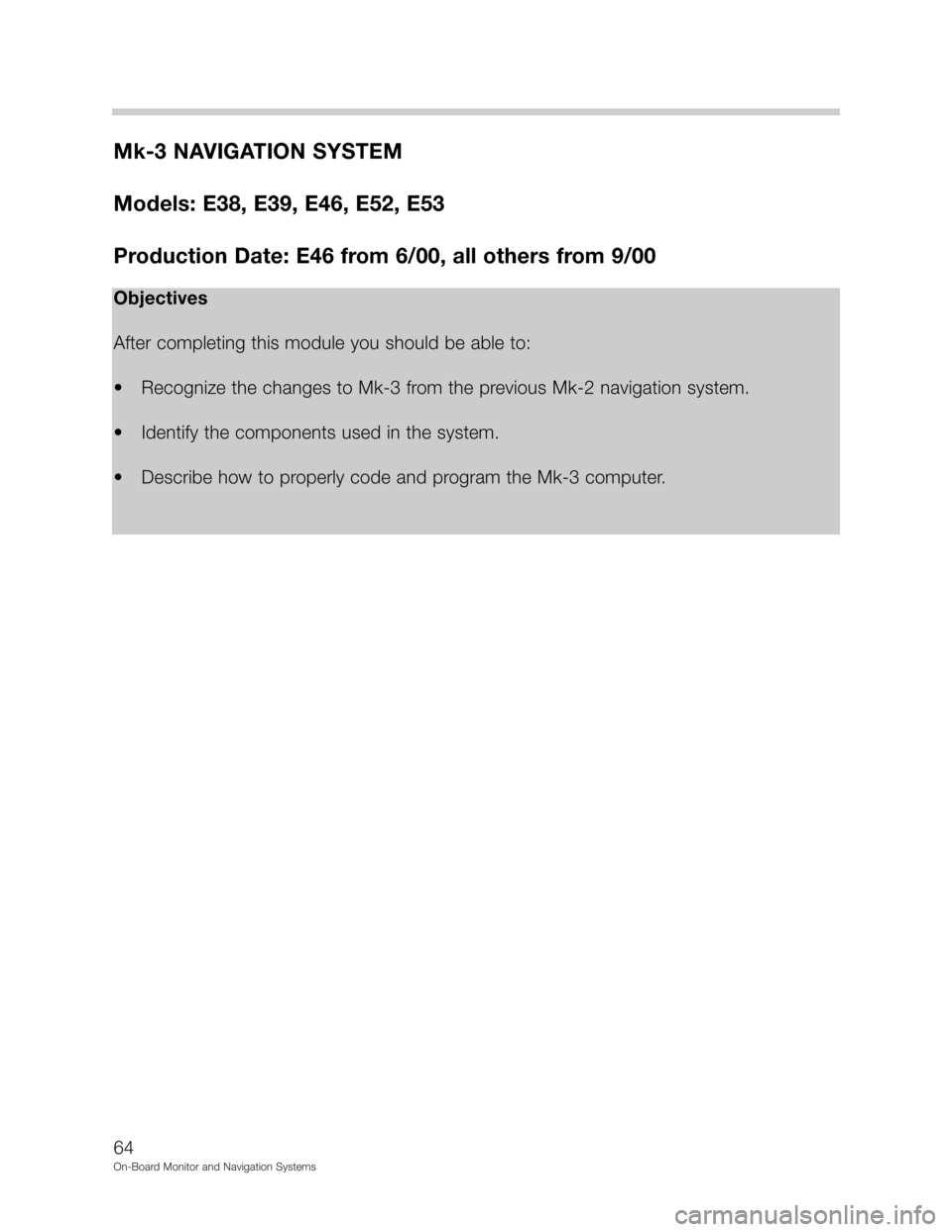 BMW 7 SERIES 2001 E38 On Board Monitor System Repair Manual D:



"&
(	
	04
8

	
	$
 !"6.=%%"&6.=%%
*+ ,
	

	