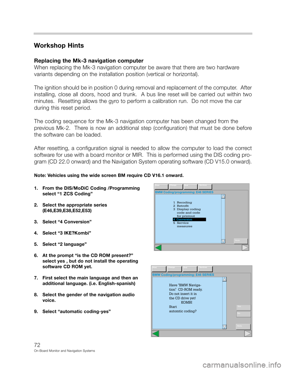 BMW 3 SERIES 2001 E46 On Board Monitor System Manual PDF ,



"&
(	
@0&/: !
/" !1&	0!", 1" !./
B


9.
&
	
%%%
&




