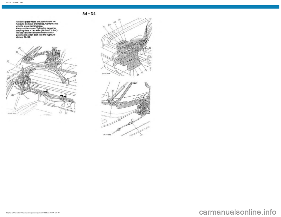 BMW E30 1982 Repair Manual
01 50 9 770 560De - 1081
http://ee1394.com/bmw/docs/factory/repair/en/repair/htm/1081.htm11/24/06 2:32 AM BMW E30 1982 Repair Manual
01 50 9 770 560De - 1081
http://ee1394.com/bmw/docs/factory/repair/en/repair/htm/1081.htm11/24/06 2:32 AM