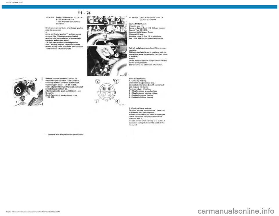BMW E30 1982  Repair Manual 
01 50 9 770 560De - 0117
 
http://ee1394.com/bmw/docs/factory/repair/en/repair/htm/0117.htm11/23/06 2:21 PM 