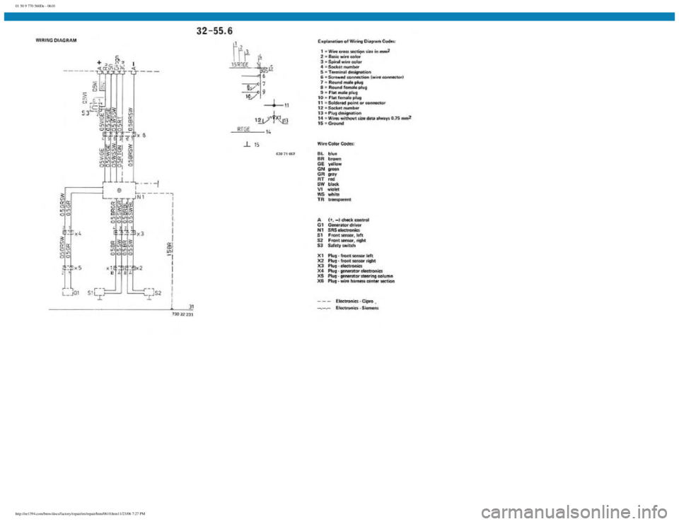 BMW E30 1982 Repair Manual
01 50 9 770 560De - 0610
http://ee1394.com/bmw/docs/factory/repair/en/repair/htm/0610.htm11/23/06 7:27 PM BMW E30 1982 Repair Manual
01 50 9 770 560De - 0610
http://ee1394.com/bmw/docs/factory/repair/en/repair/htm/0610.htm11/23/06 7:27 PM