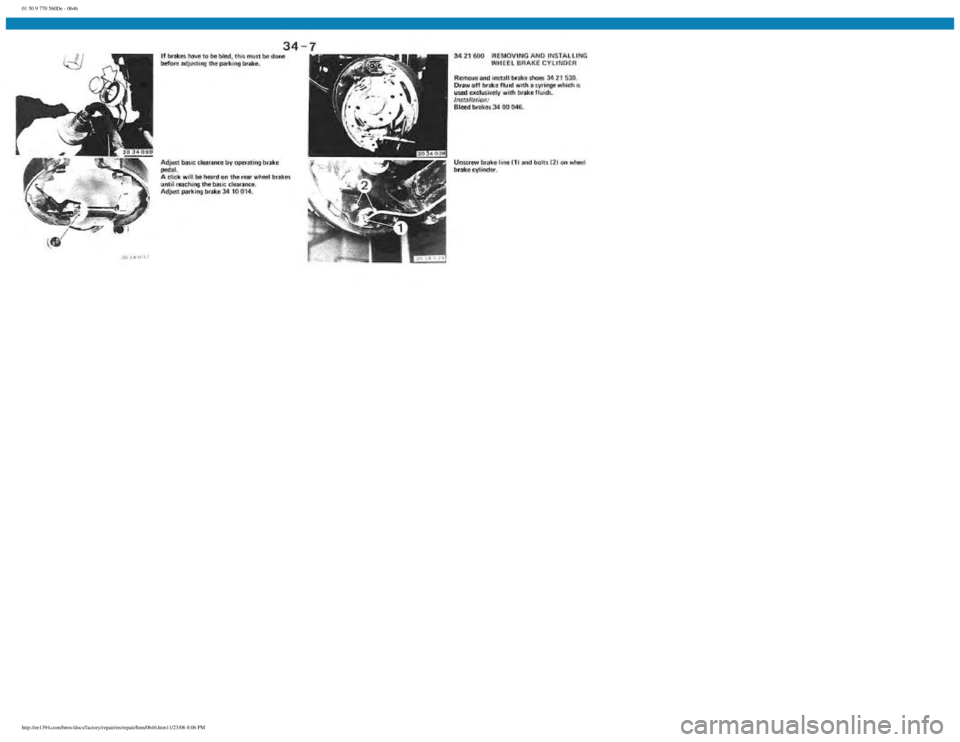 BMW E30 1982 Repair Manual
01 50 9 770 560De - 0646
http://ee1394.com/bmw/docs/factory/repair/en/repair/htm/0646.htm11/23/06 8:06 PM BMW E30 1982 Repair Manual
01 50 9 770 560De - 0646
http://ee1394.com/bmw/docs/factory/repair/en/repair/htm/0646.htm11/23/06 8:06 PM