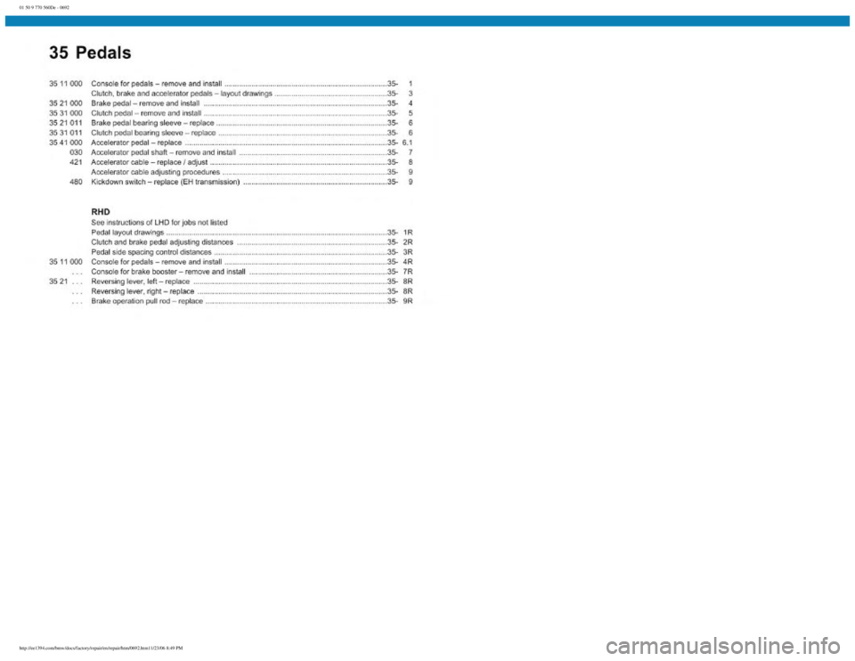 BMW E30 1982 Repair Manual
01 50 9 770 560De - 0692
http://ee1394.com/bmw/docs/factory/repair/en/repair/htm/0692.htm11/23/06 8:49 PM BMW E30 1982 Repair Manual
01 50 9 770 560De - 0692
http://ee1394.com/bmw/docs/factory/repair/en/repair/htm/0692.htm11/23/06 8:49 PM