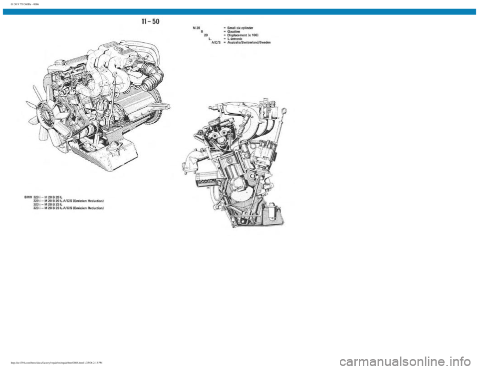BMW E30 1982 Manual Online
01 50 9 770 560De - 0086
http://ee1394.com/bmw/docs/factory/repair/en/repair/htm/0086.htm11/23/06 2:13 PM BMW E30 1982 Manual Online
01 50 9 770 560De - 0086
http://ee1394.com/bmw/docs/factory/repair/en/repair/htm/0086.htm11/23/06 2:13 PM