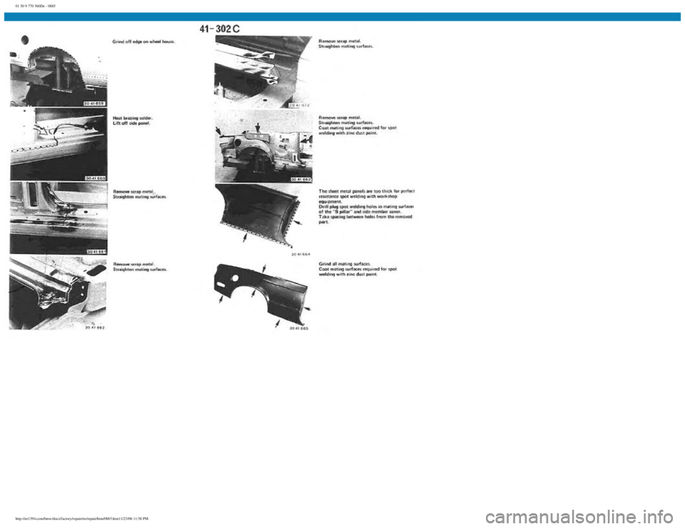 BMW E30 1982 Repair Manual
01 50 9 770 560De - 0885
http://ee1394.com/bmw/docs/factory/repair/en/repair/htm/0885.htm11/23/06 11:58 PM BMW E30 1982 Repair Manual
01 50 9 770 560De - 0885
http://ee1394.com/bmw/docs/factory/repair/en/repair/htm/0885.htm11/23/06 11:58 PM