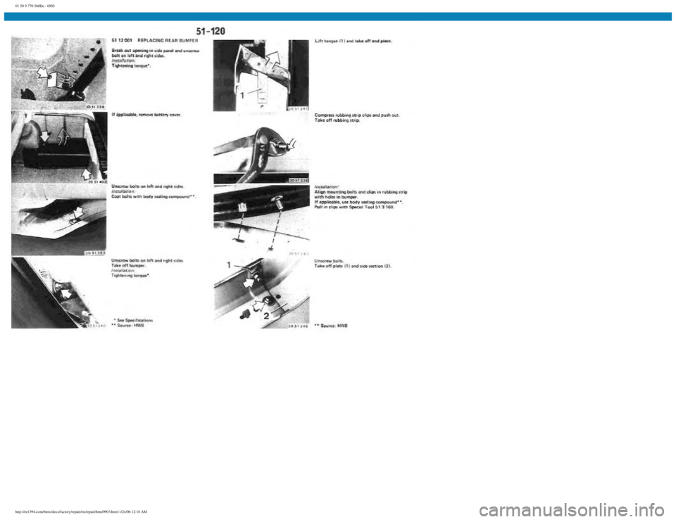 BMW E30 1982  Repair Manual 
01 50 9 770 560De - 0903
 
http://ee1394.com/bmw/docs/factory/repair/en/repair/htm/0903.htm11/24/06 12:18 AM 