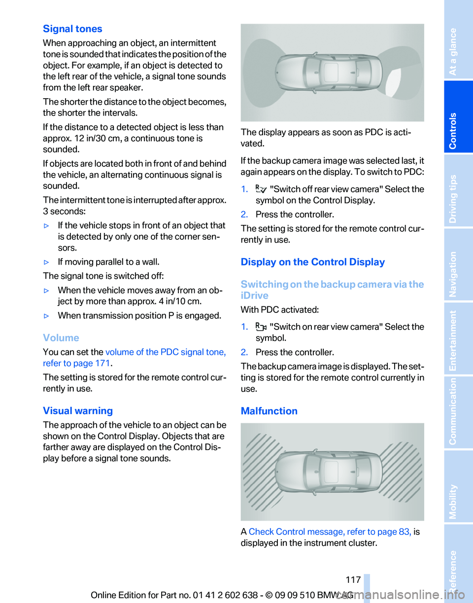 BMW 7 SERIES 2010  Owners Manual 