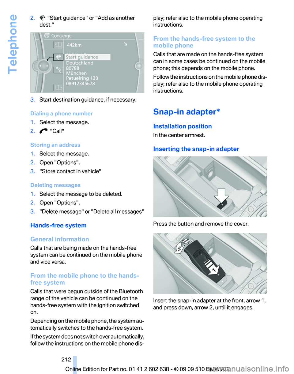 BMW 7 SERIES 2010 Owners Manual BMW 7 SERIES 2010 Owners Manual