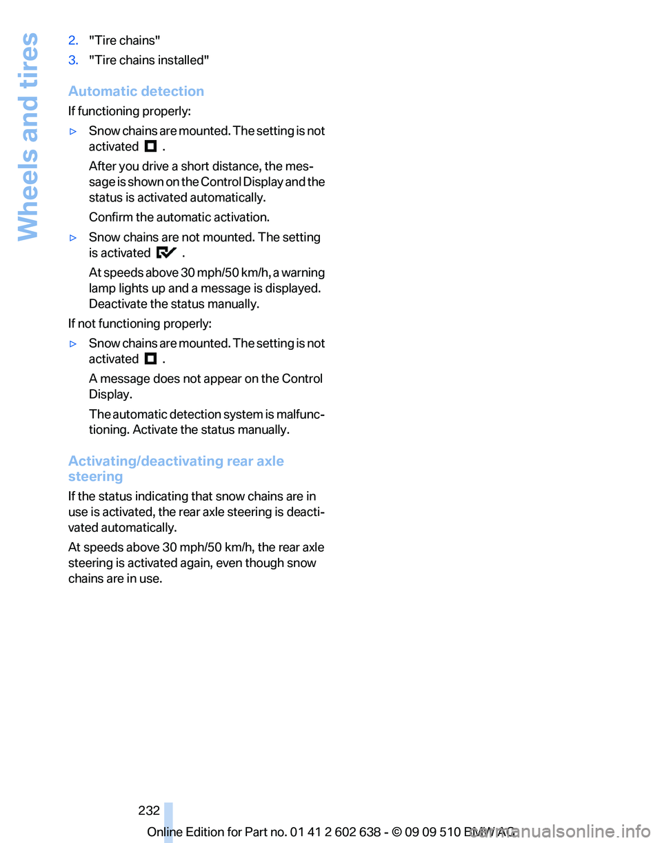 BMW 7 SERIES 2010 Owners Manual BMW 7 SERIES 2010 Owners Manual
