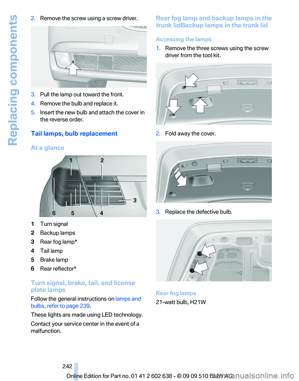 BMW 7 SERIES 2010 Owners Manual BMW 7 SERIES 2010 Owners Manual