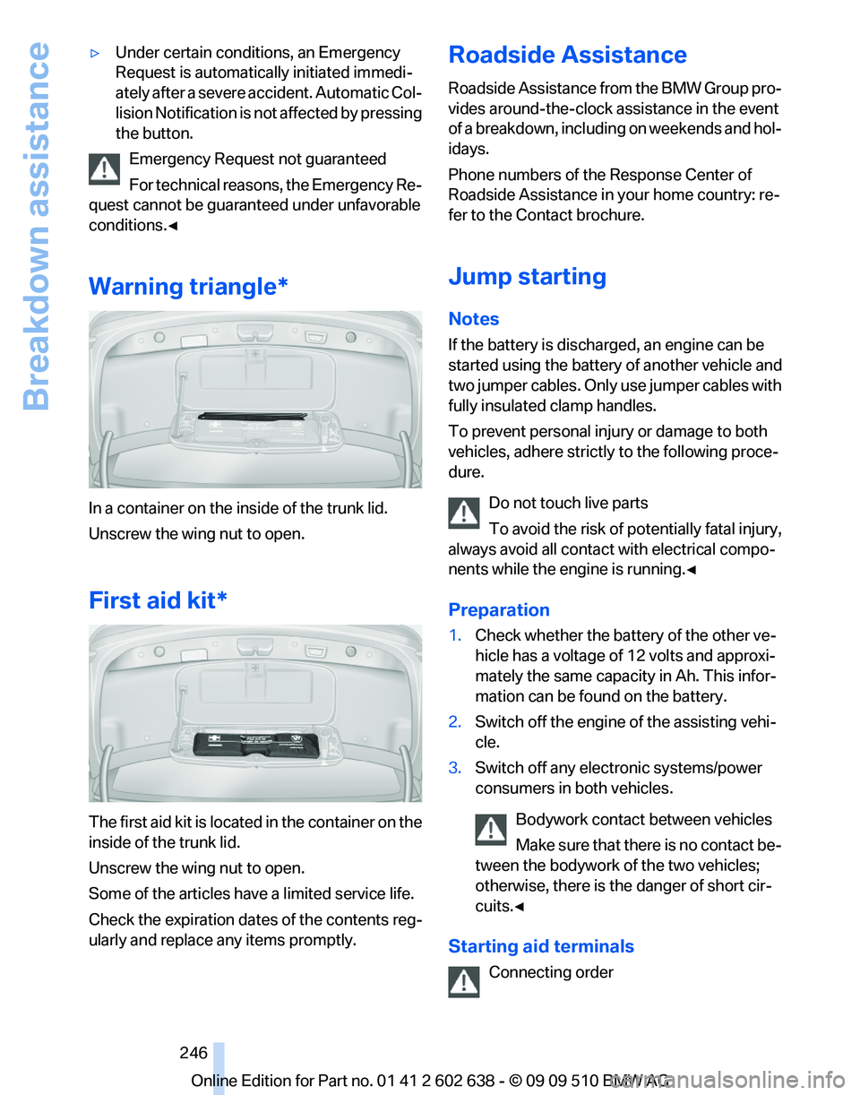 BMW 7 SERIES 2010 Owners Manual BMW 7 SERIES 2010 Owners Manual