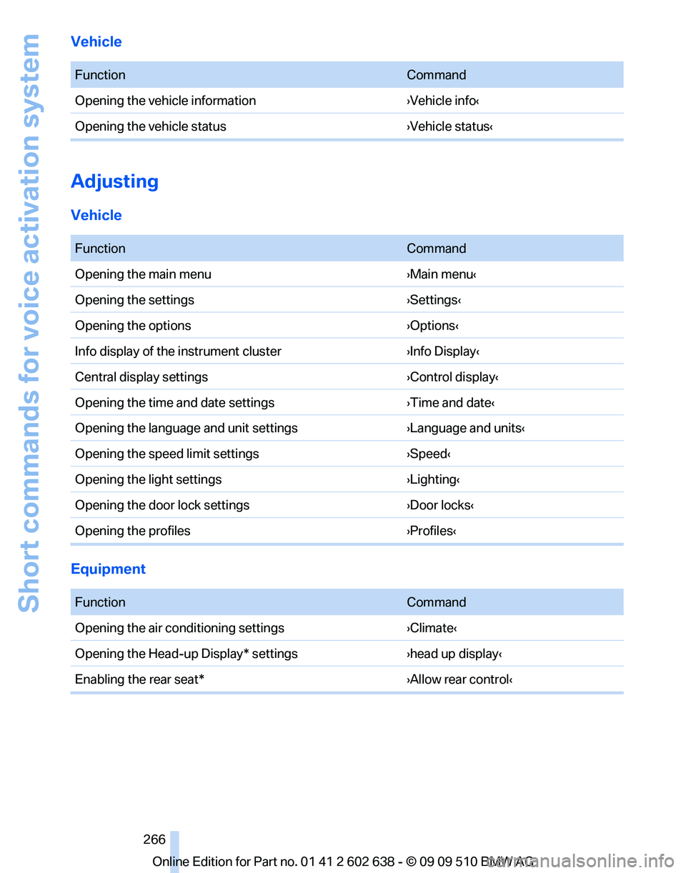 BMW 7 SERIES 2010 Owners Manual BMW 7 SERIES 2010 Owners Manual