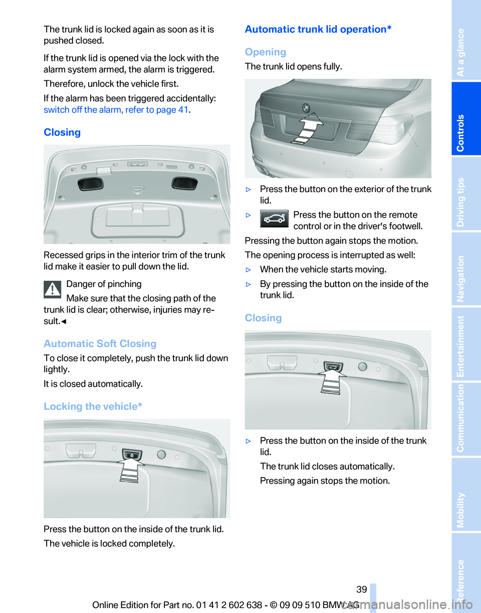 BMW 7 SERIES 2010 Owners Guide BMW 7 SERIES 2010 Owners Guide