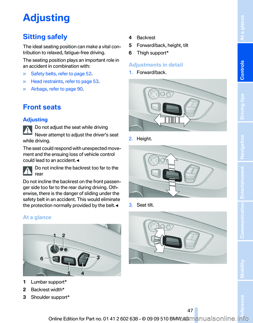 BMW 7 SERIES 2010 Service Manual 