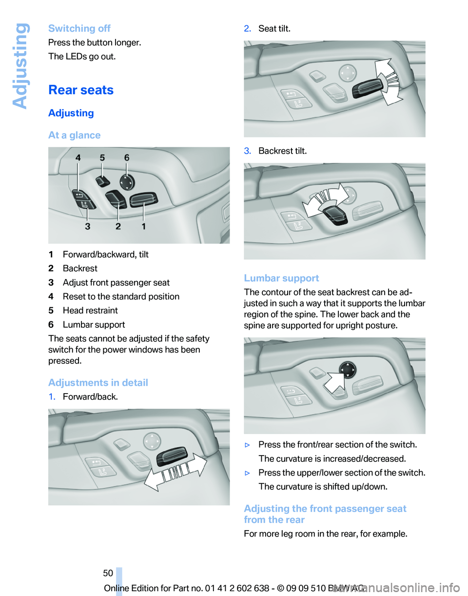 BMW 7 SERIES 2010 Service Manual 