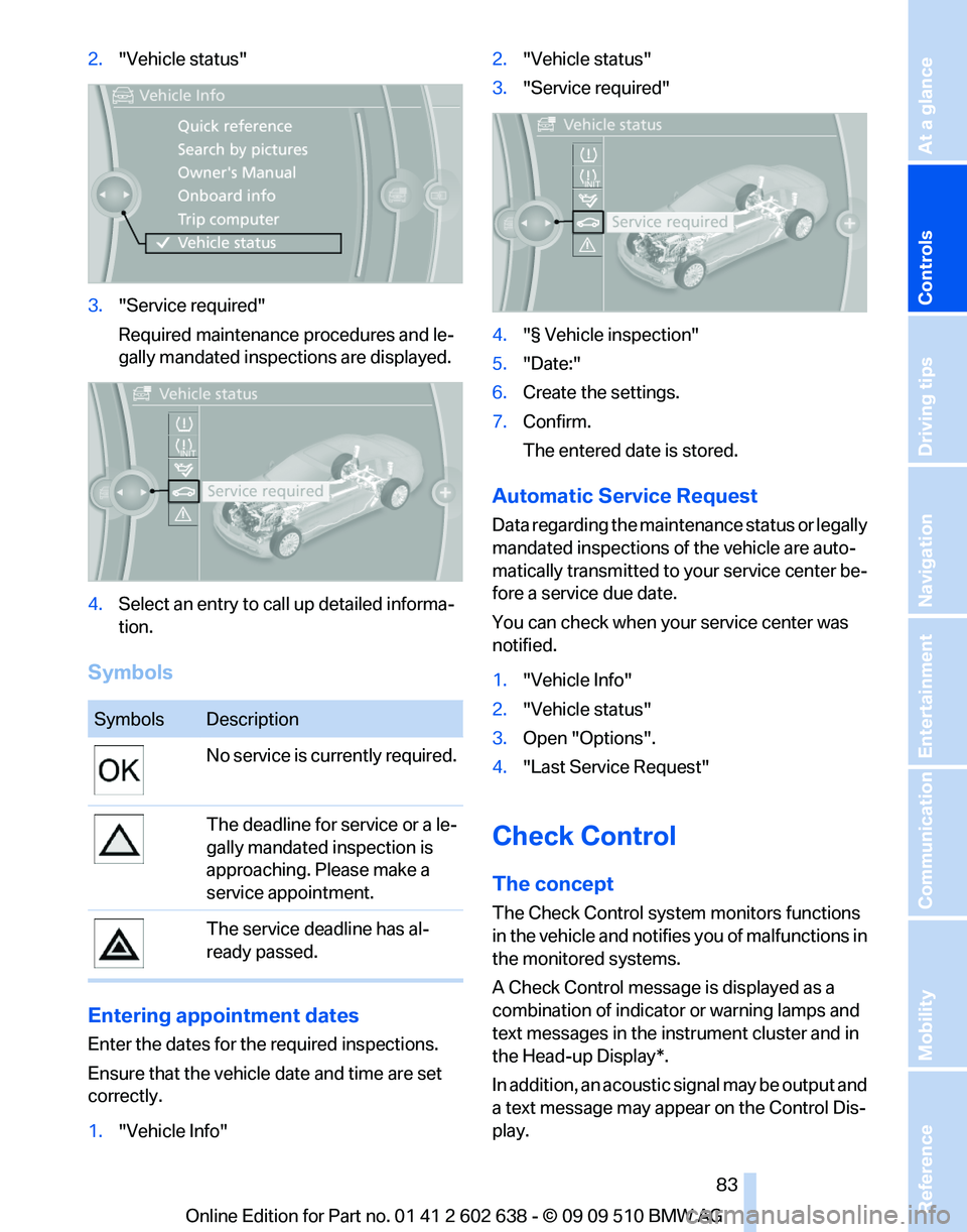 BMW 7 SERIES 2010 Manual Online BMW 7 SERIES 2010 Manual Online