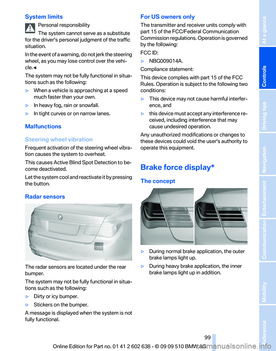 BMW 7 SERIES 2010 Owners Manual BMW 7 SERIES 2010 Owners Manual