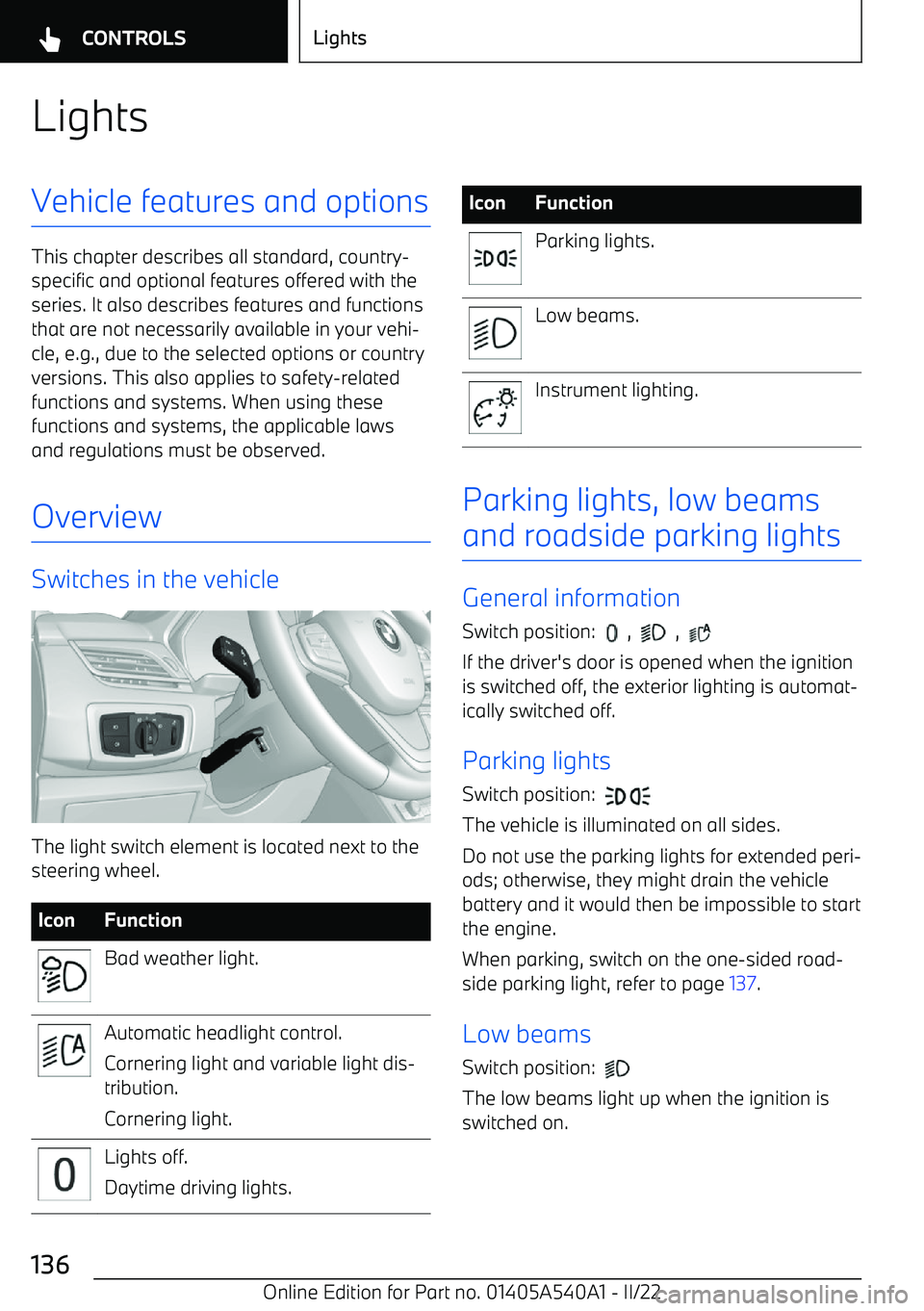 BMW X2 2023  Owners Manual LightsVehicle features and options
This chapter describes all standard, country