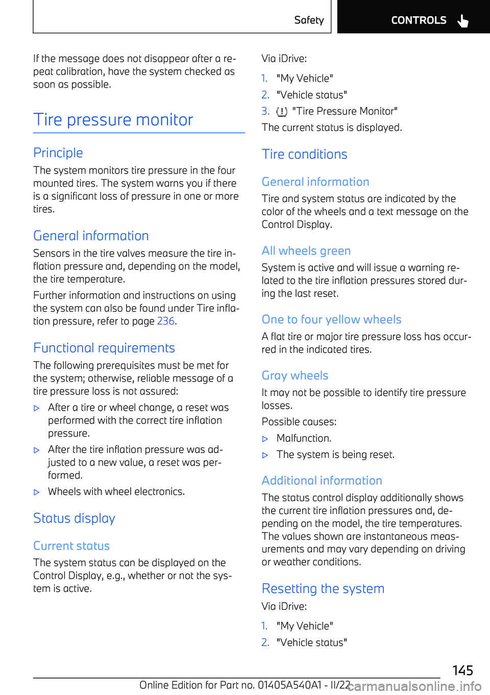 BMW X2 2023 Owners Manual If the message does not disappear after a re BMW X2 2023 Owners Manual If the message does not disappear after a re