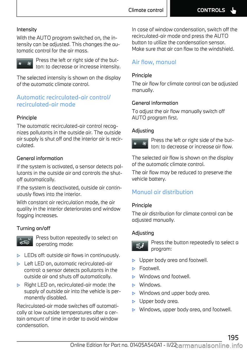 BMW X2 2023  Owners Manual Intensity
With the AUTO program switched on, the in