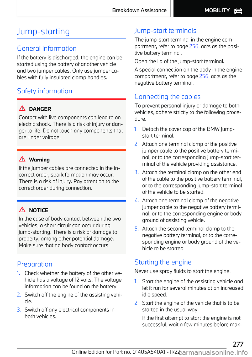 BMW X2 2023  Owners Manual Jump