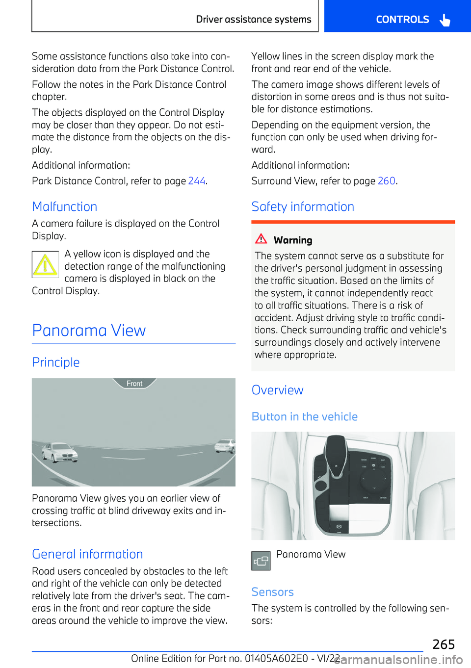BMW X3 2023  Owners Manual Some assistance functions also take into con