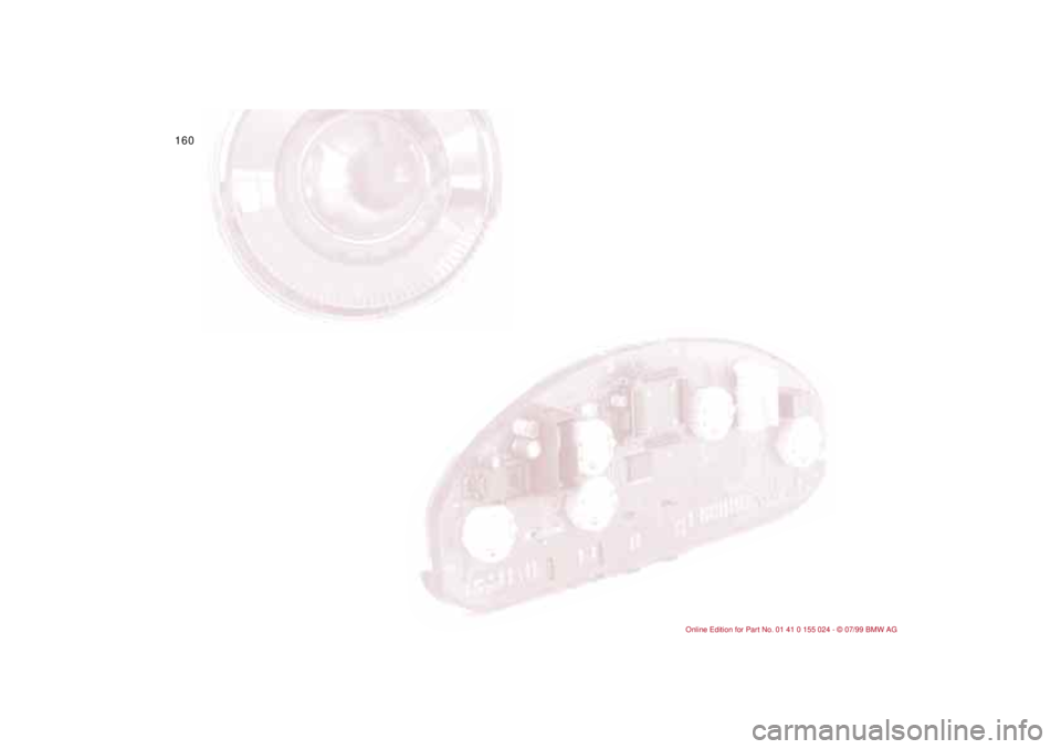 BMW 323i 2000  Owners Manual 160n 