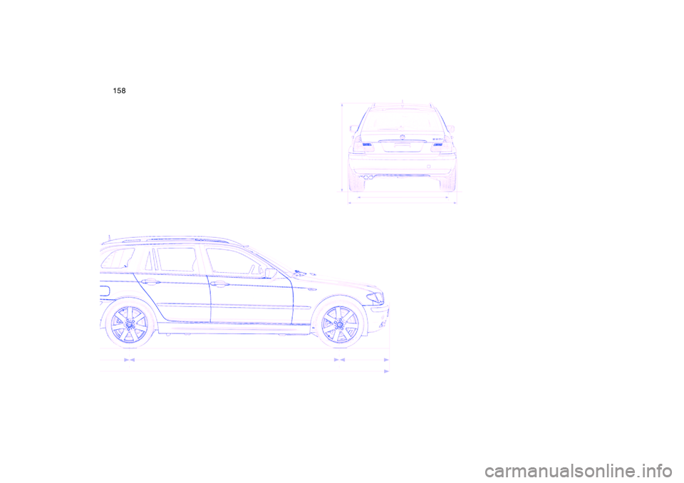 BMW 325XI SEDAN 2005  Owners Manual 158 