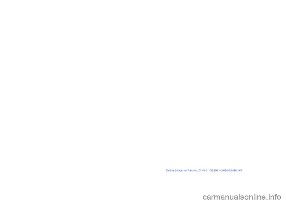 BMW 330I 2003  Owners Manual 