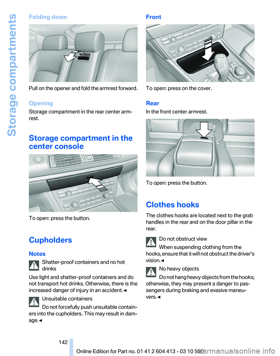 BMW 535I GRAN TURISMO 2010  Owners Manual 