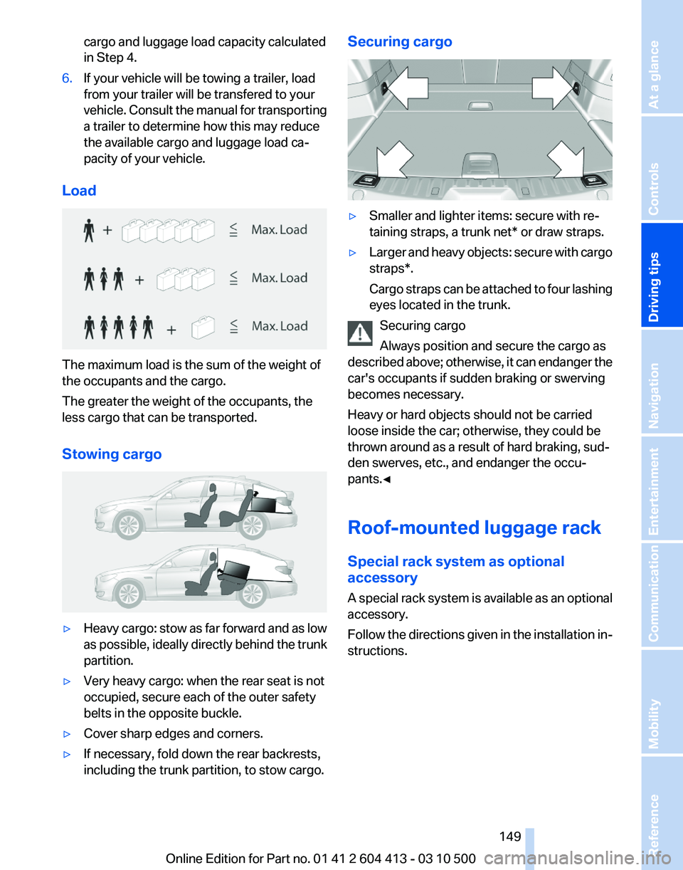 BMW 535I GRAN TURISMO 2010  Owners Manual 