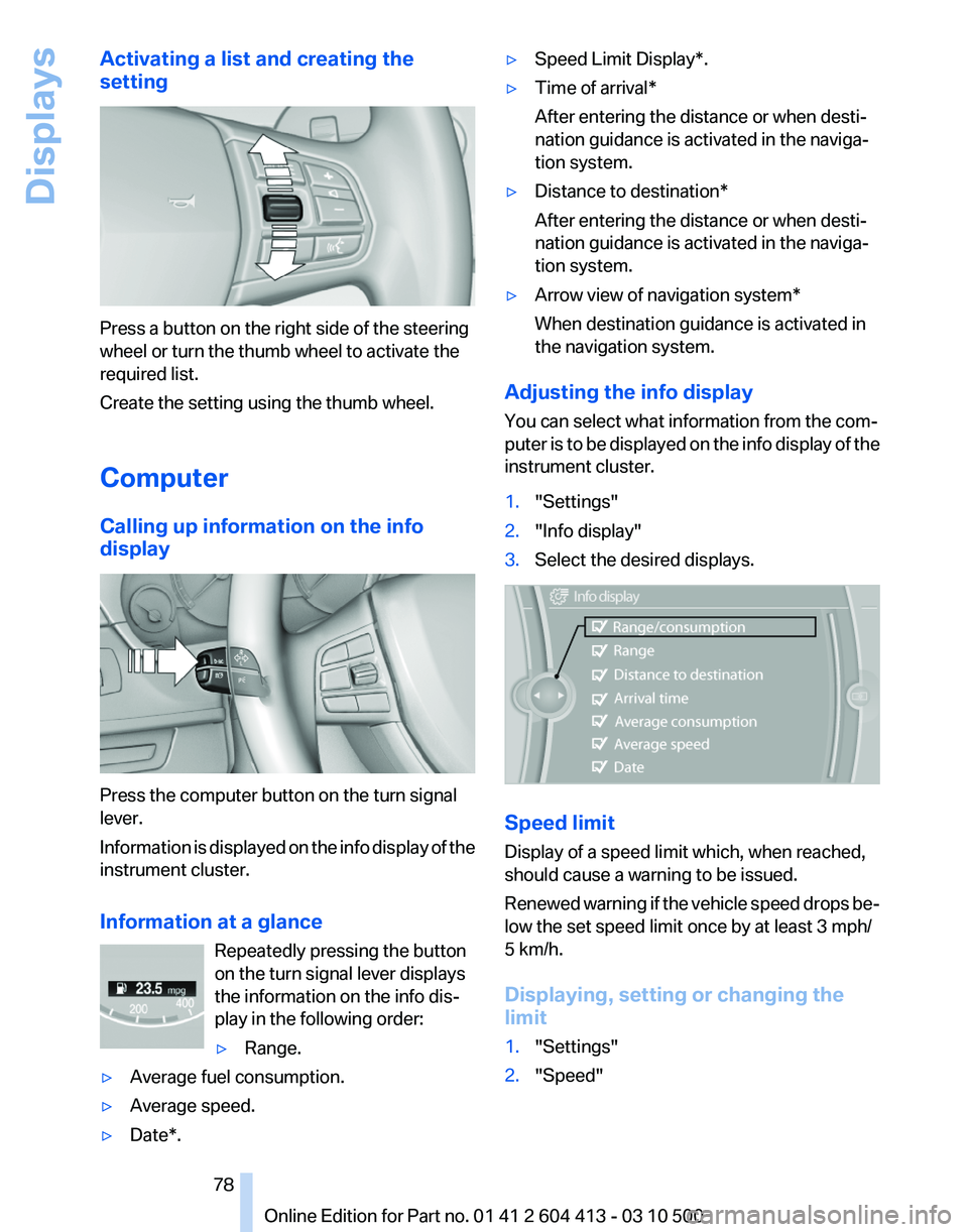 BMW 535I GRAN TURISMO 2010 Manual PDF 