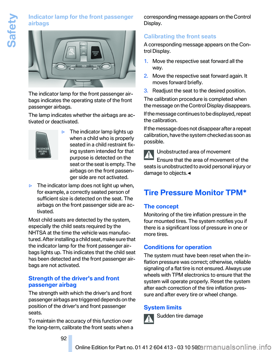 BMW 535I GRAN TURISMO 2010  Owners Manual 