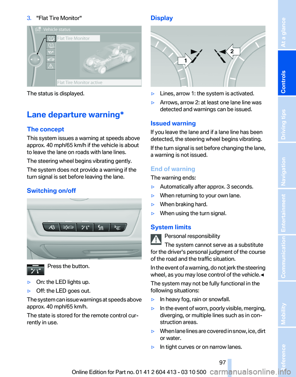 BMW 535I GRAN TURISMO 2010  Owners Manual 