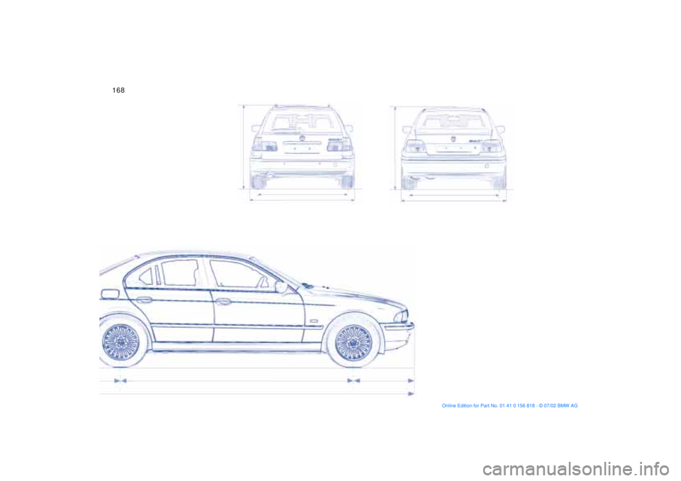 BMW 540I SEDAN 2003 Owners Manual 168n BMW 540I SEDAN 2003 Owners Manual 168n