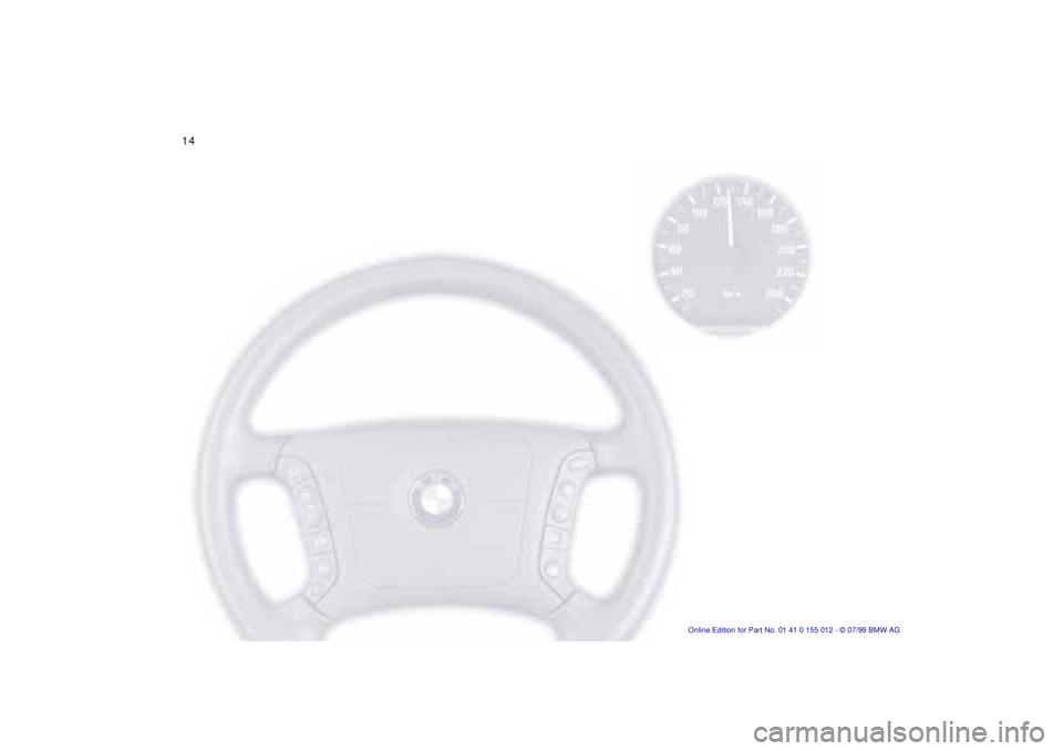 BMW 540I SEDAN 2000 User Guide  
14n 