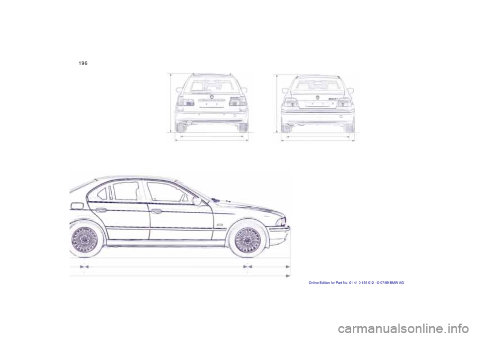 BMW 540I SEDAN 2000 Owners Manual 196n BMW 540I SEDAN 2000 Owners Manual 196n