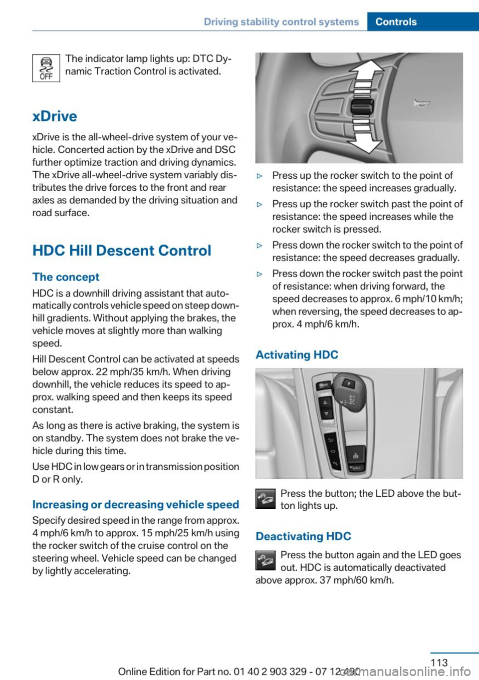 BMW 650I COUPE 2013  Owners Manual 