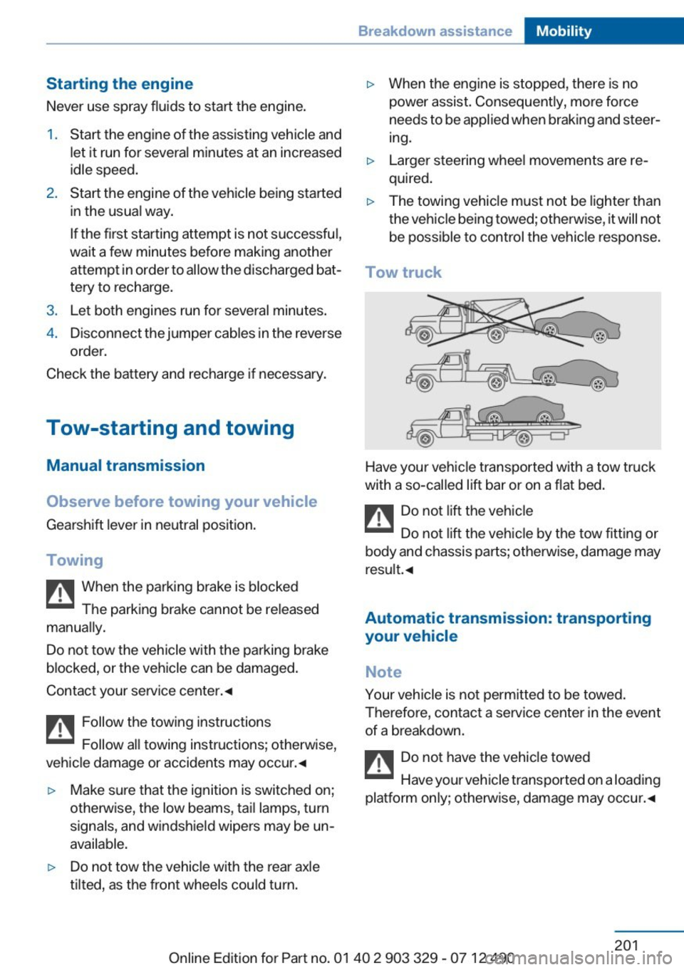 BMW 650I COUPE 2013 Owners Manual BMW 650I COUPE 2013 Owners Manual