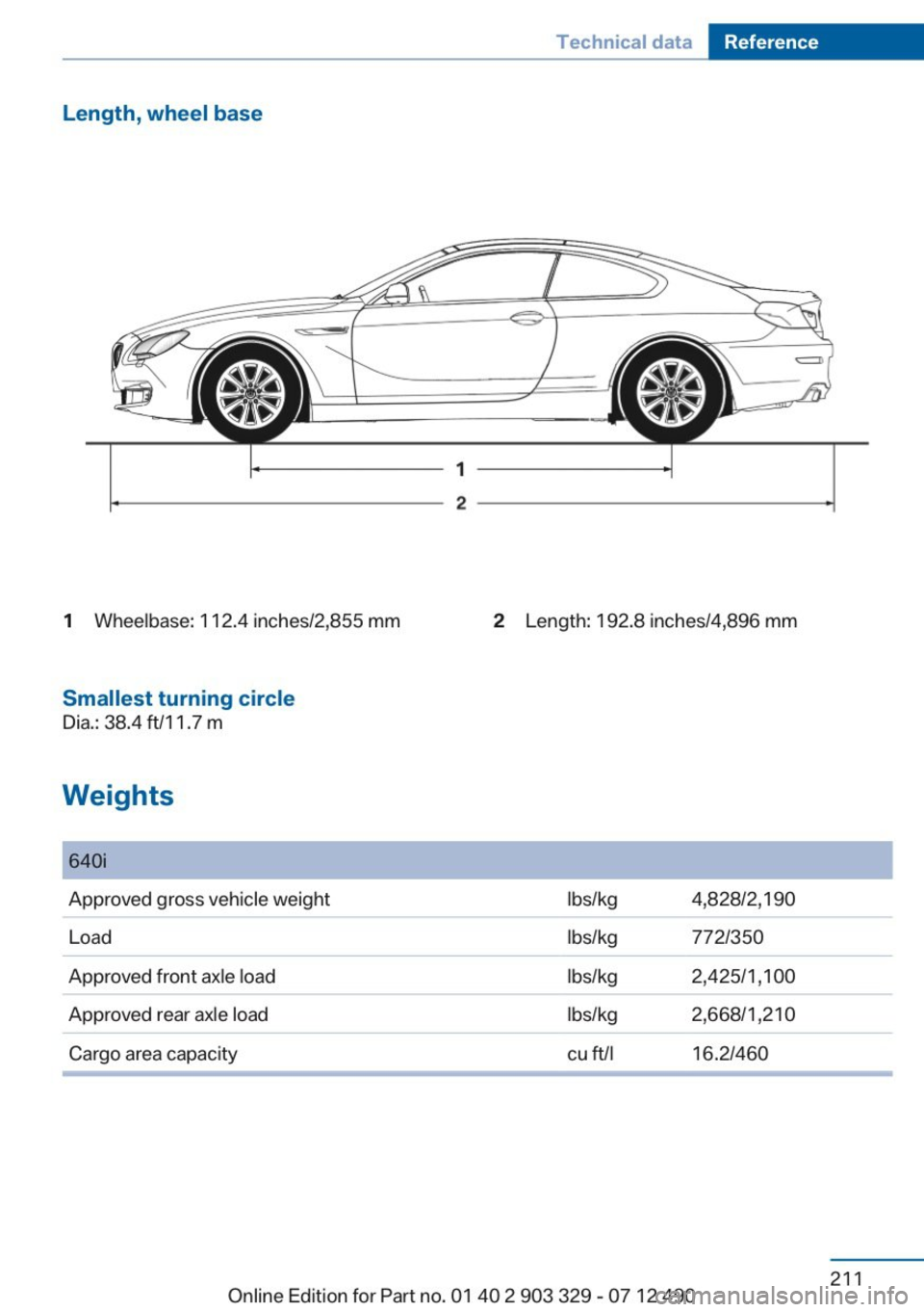 BMW 650I COUPE 2013 Owners Manual BMW 650I COUPE 2013 Owners Manual