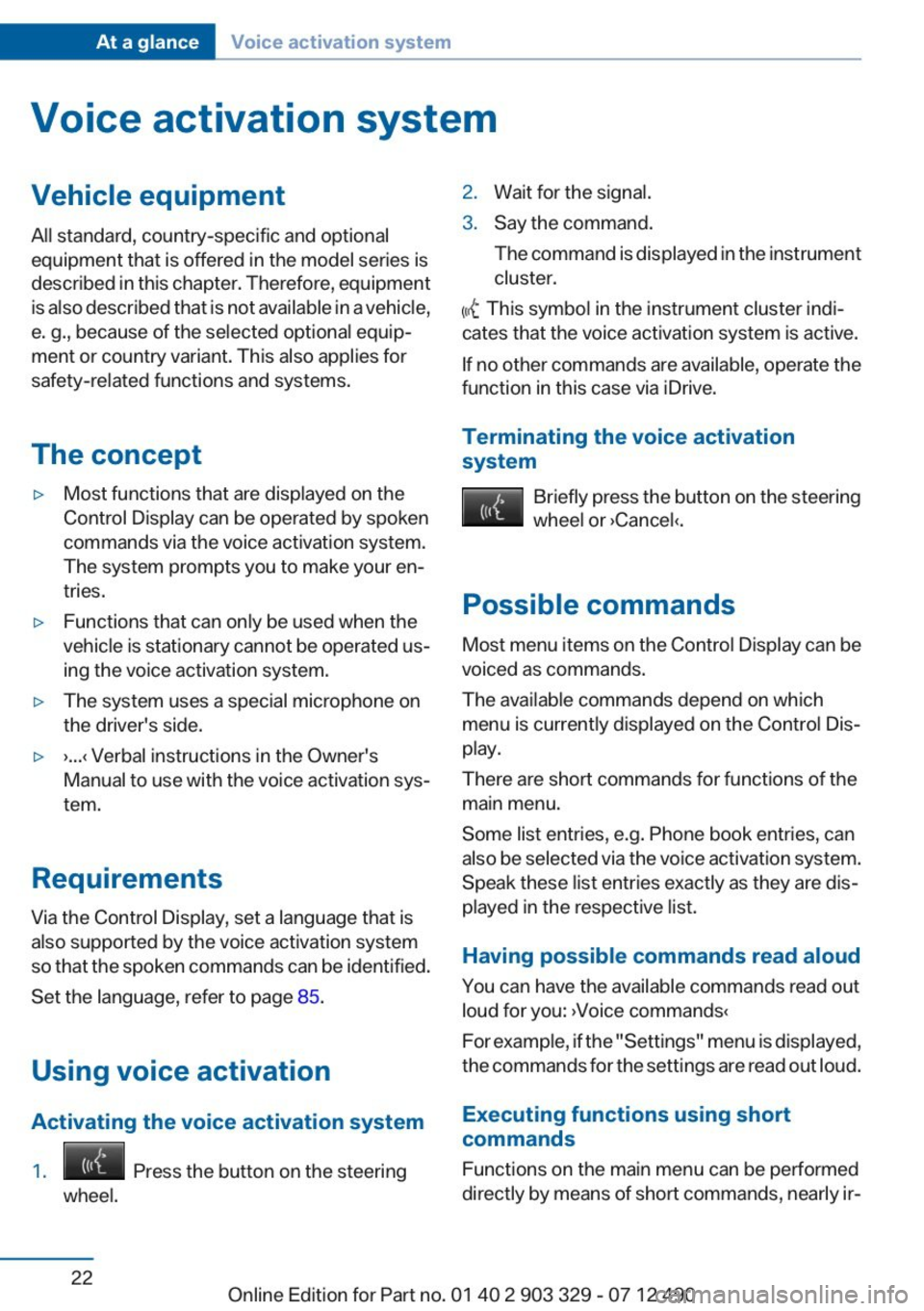 BMW 650I COUPE 2013 Owners Manual 