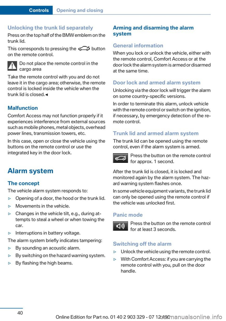 BMW 650I COUPE 2013 Service Manual 
